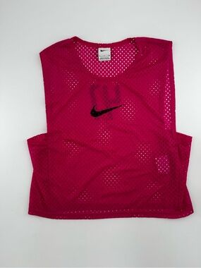 Nike Hot Pink Mesh Training Pinnie with Black Swoosh